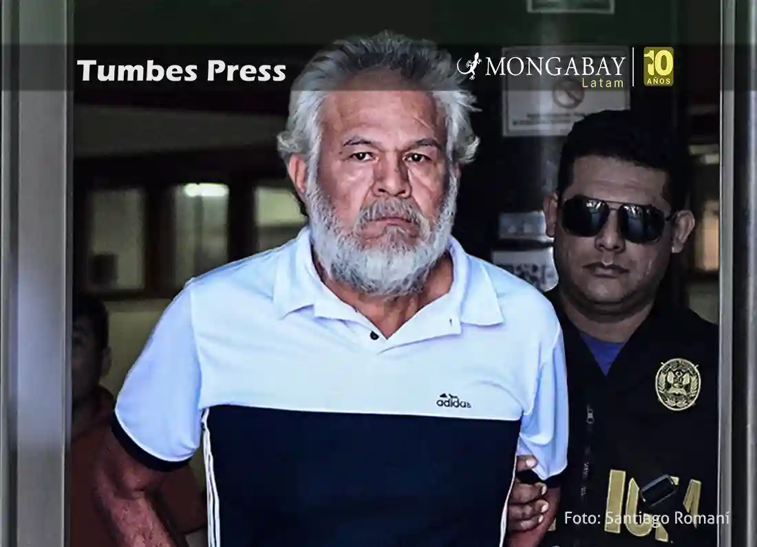 El empresario José Carlos Estrada Huayta detenido por la Policía Nacional de Perú. Foto: cortesía Santiago Romaní