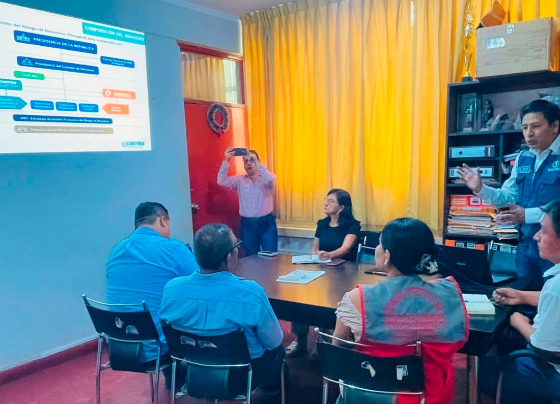 CENEPRED brindó asistencia técnica a funcionarios y especialistas de la Dirección Regional de Educación de Tumbes (DRET)
