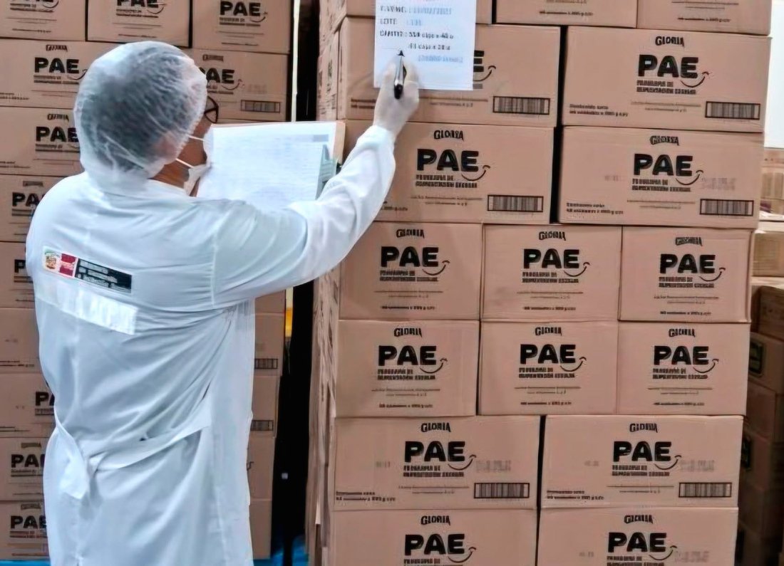 PAE realiza inspección de alimentos que serán distribuidos a 182 instituciones educativas